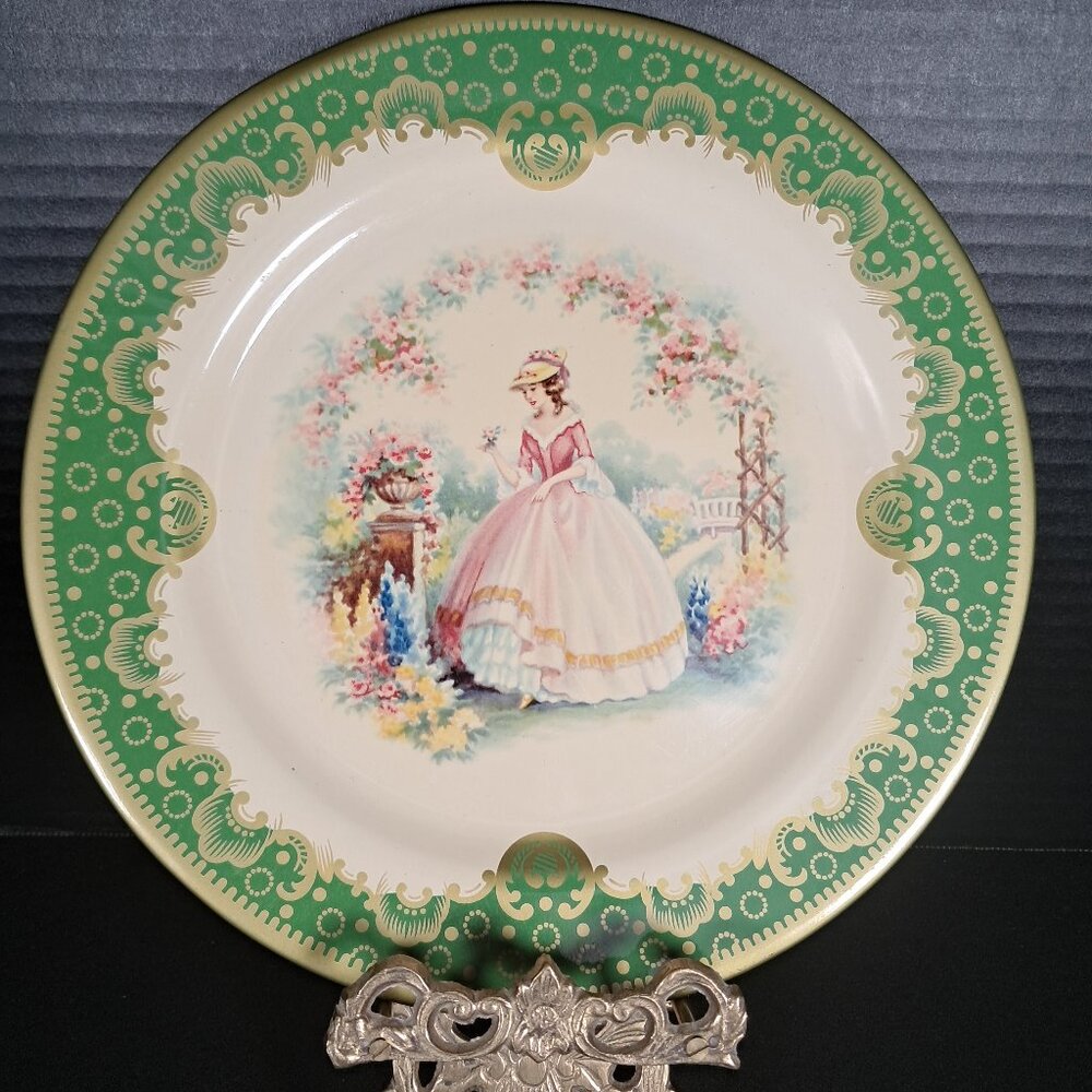 Baret Ware Tin Plate Made in England "ARBOUR" 1952